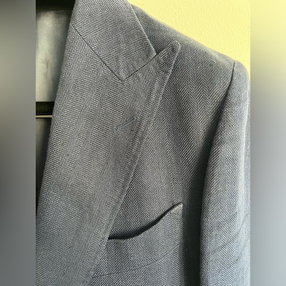 Suitsupply linen overcoat / used once - Picture 3 of 7